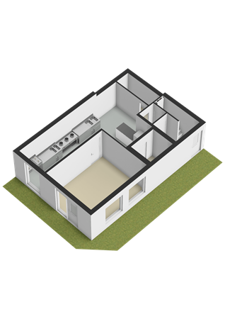 Floorplan - Kerkstraat 1, 3751 AR Bunschoten-Spakenburg